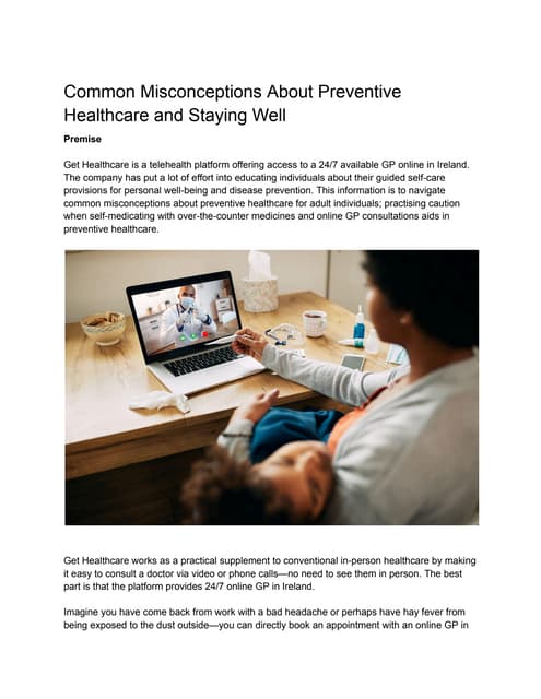 Common Misconceptions About Preventive Healthcare and Staying Well