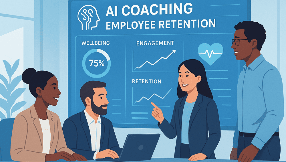 Employee Retention Boosted by AI Mental Health Coaching