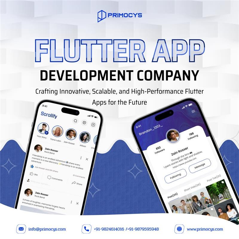 Top Flutter App Development Company USA — Custom Mobile Apps | by Primocys | Aug, 2025 | Medium