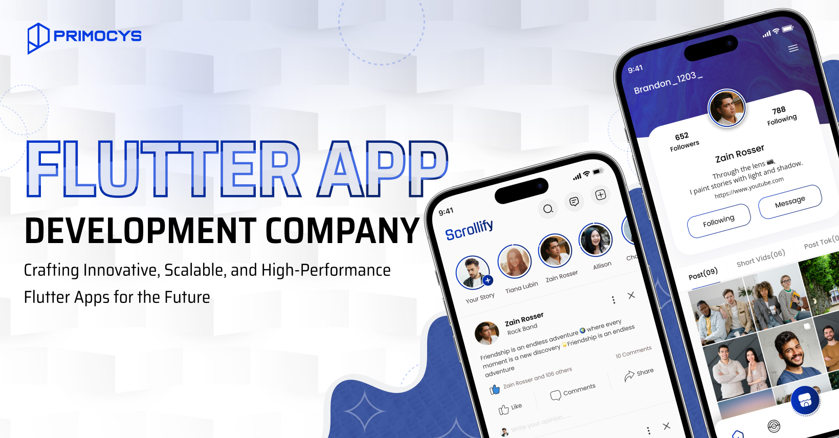 Top Flutter App Development Company in USA | Primocys