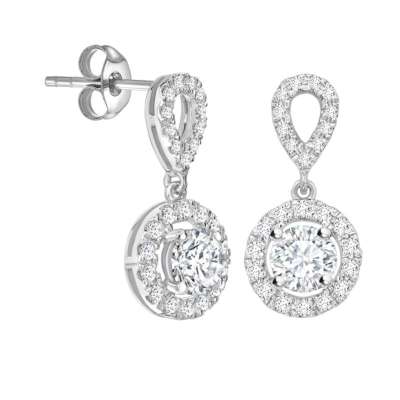 Halo Drop Earrings Profile Picture