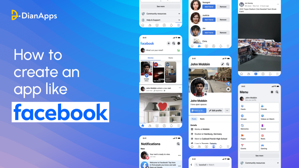 How to Create an App like Facebook?