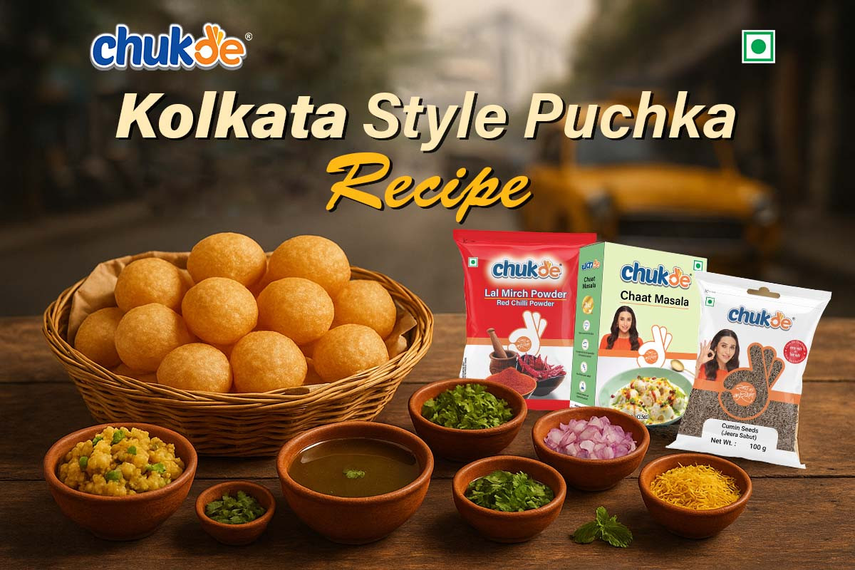 Tangy, Spicy Kolkata Street Food Style Puchka Recipe