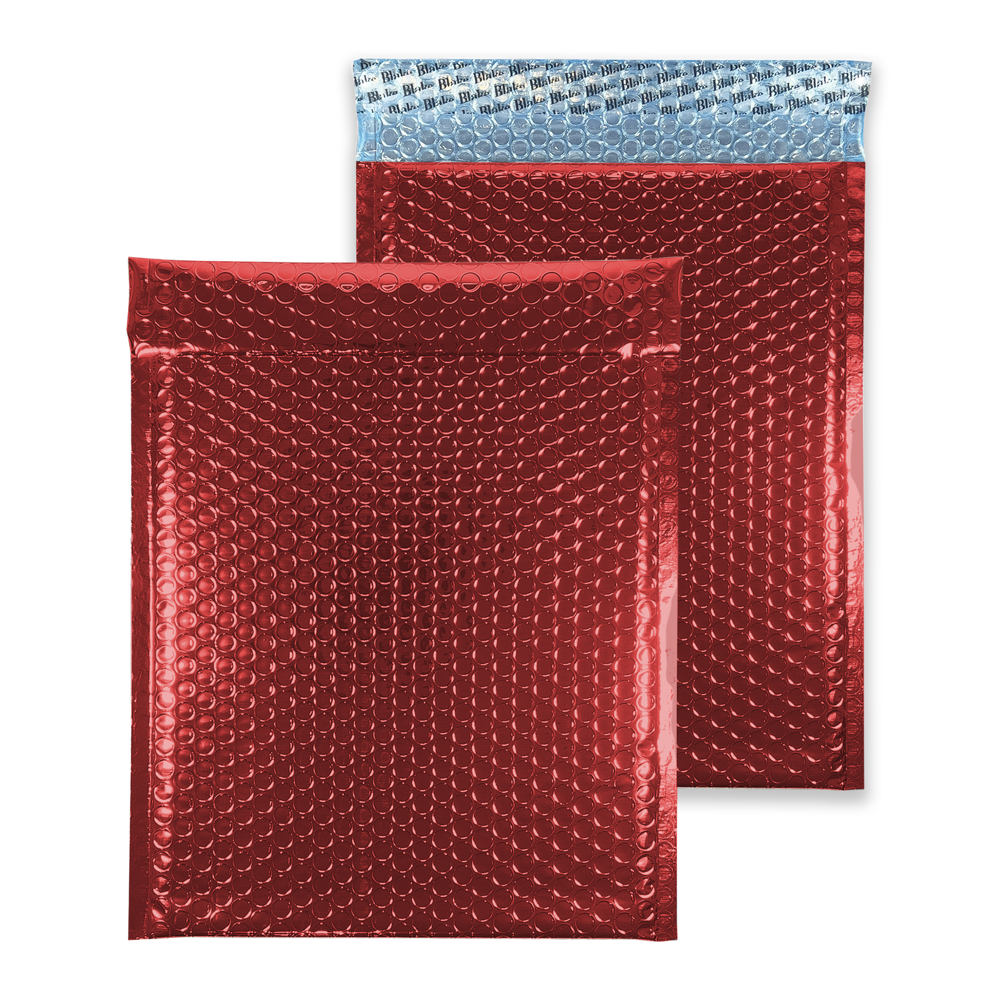 250mm X 180mm Metallic Gloss Padded Envelopes C5 Plus - Festive Red - The Envelope People
