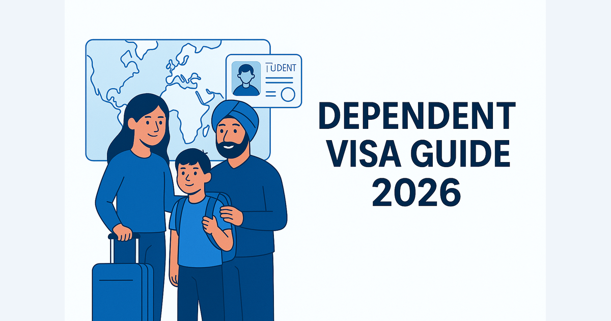 Dependent Visa Guide 2026: How Families Can Join Students Abroad – Amit Kakkar Easy Visa