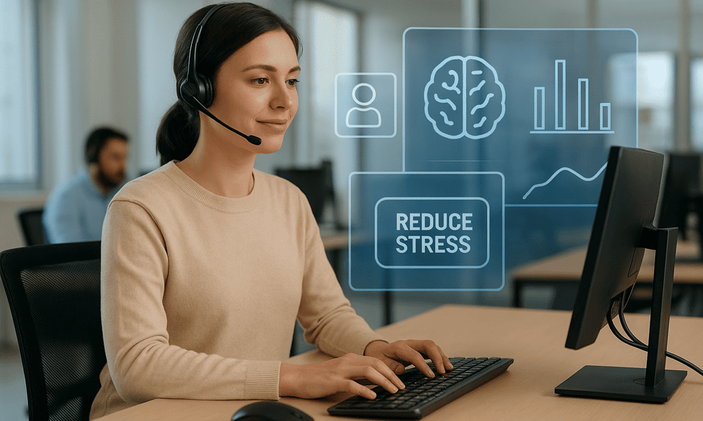 AI for Call Centers: Reducing Agent Stress and Burnout