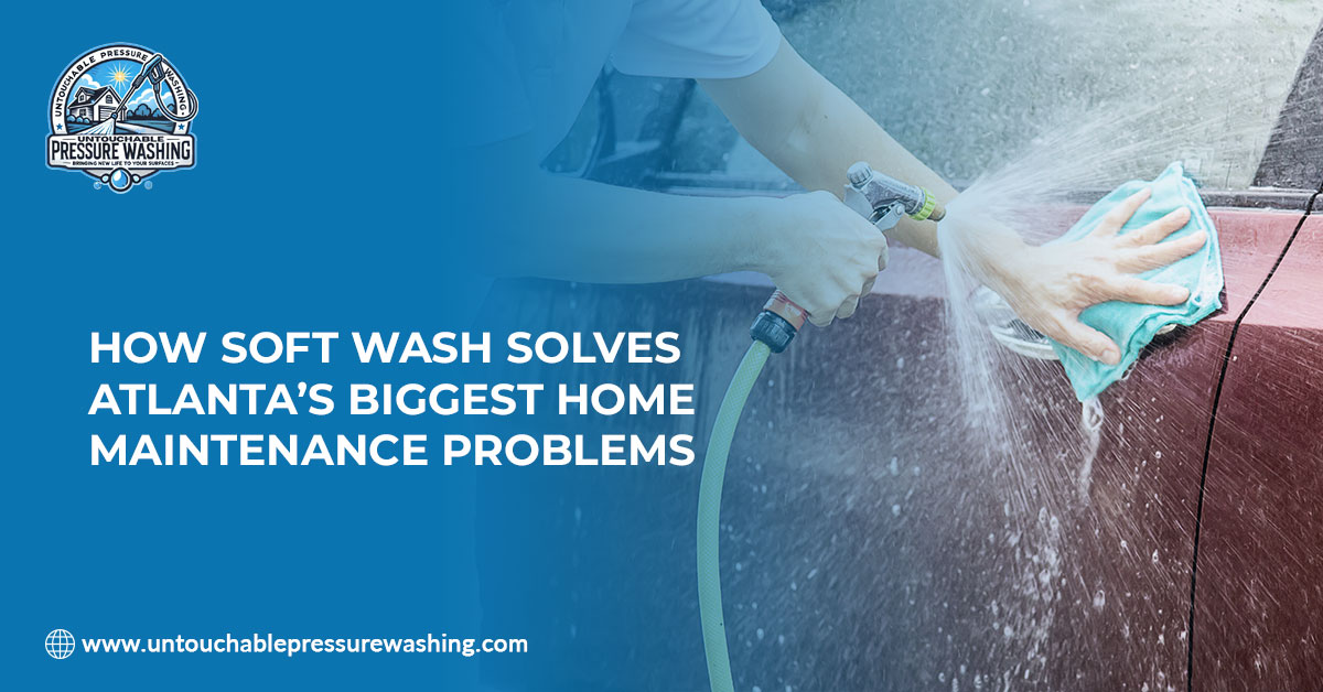 How Soft Wash Solves Atlanta’s Biggest Home Maintenance Problems  – Telegraph