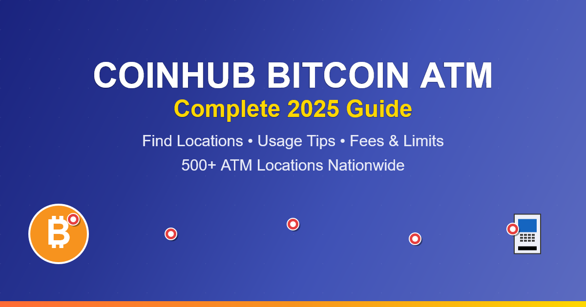 CoinHub Bitcoin ATM: Find Locations Near You  Complete Usage