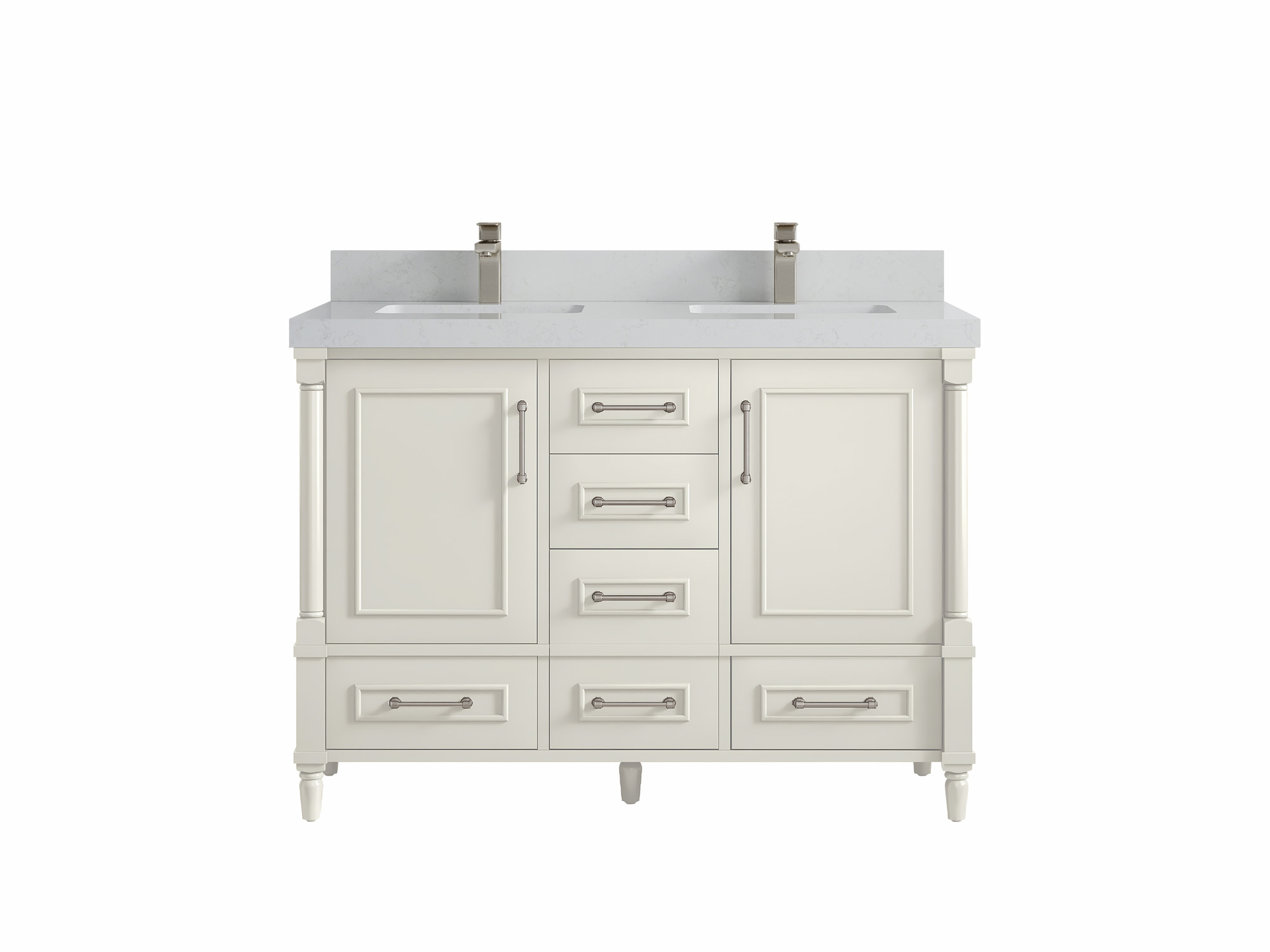 How a 48 Inch Double Sink Vanity Fits in Small Bathrooms