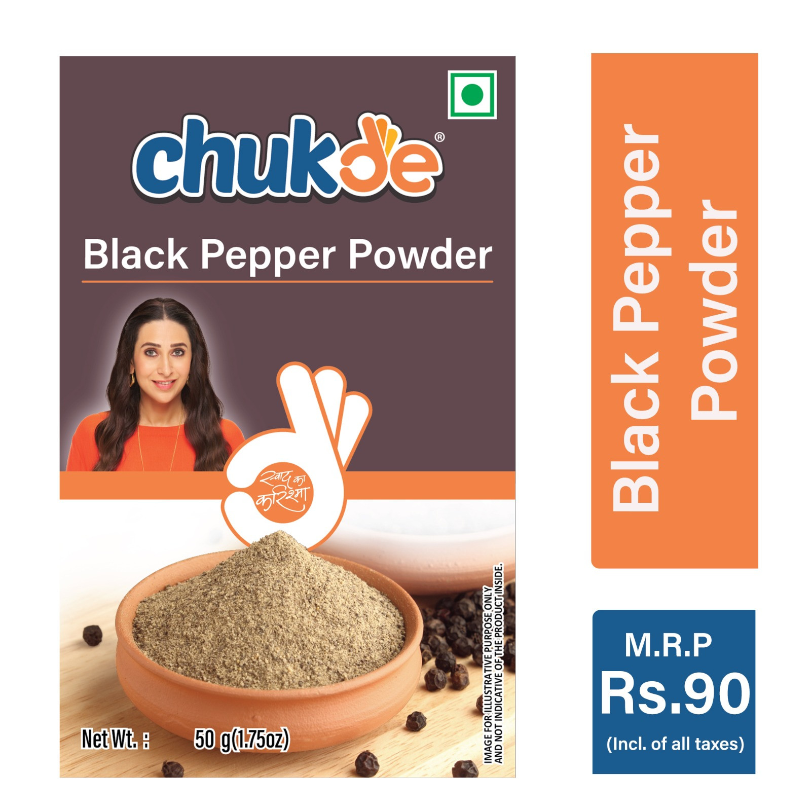 Buy Black Pepper Powder/ Kali Mirch Powder Online | Chukde