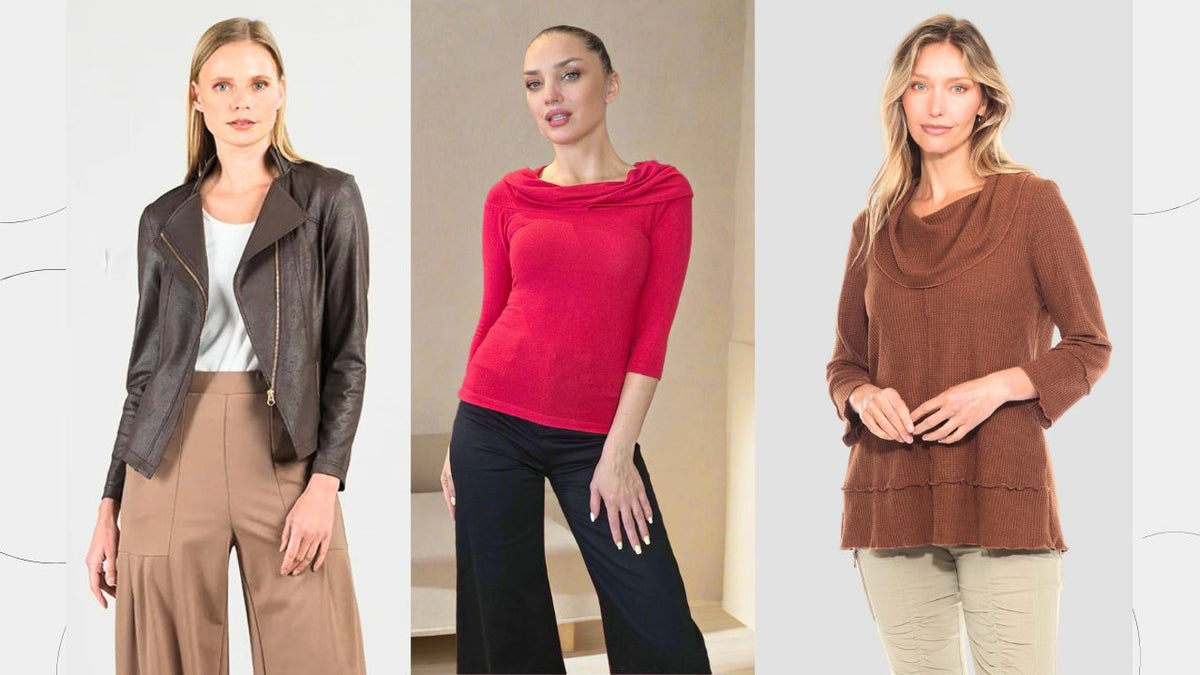 Women’s Unique Clothing for Fall 2025: Leather Jackets  Tops                      – Estell Boutique