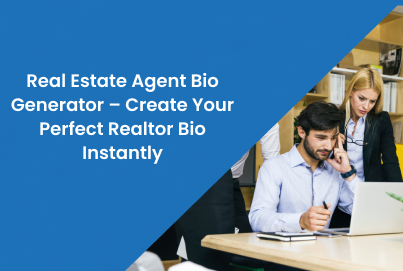 AI Real Estate Agent Bio Generator for Realtor