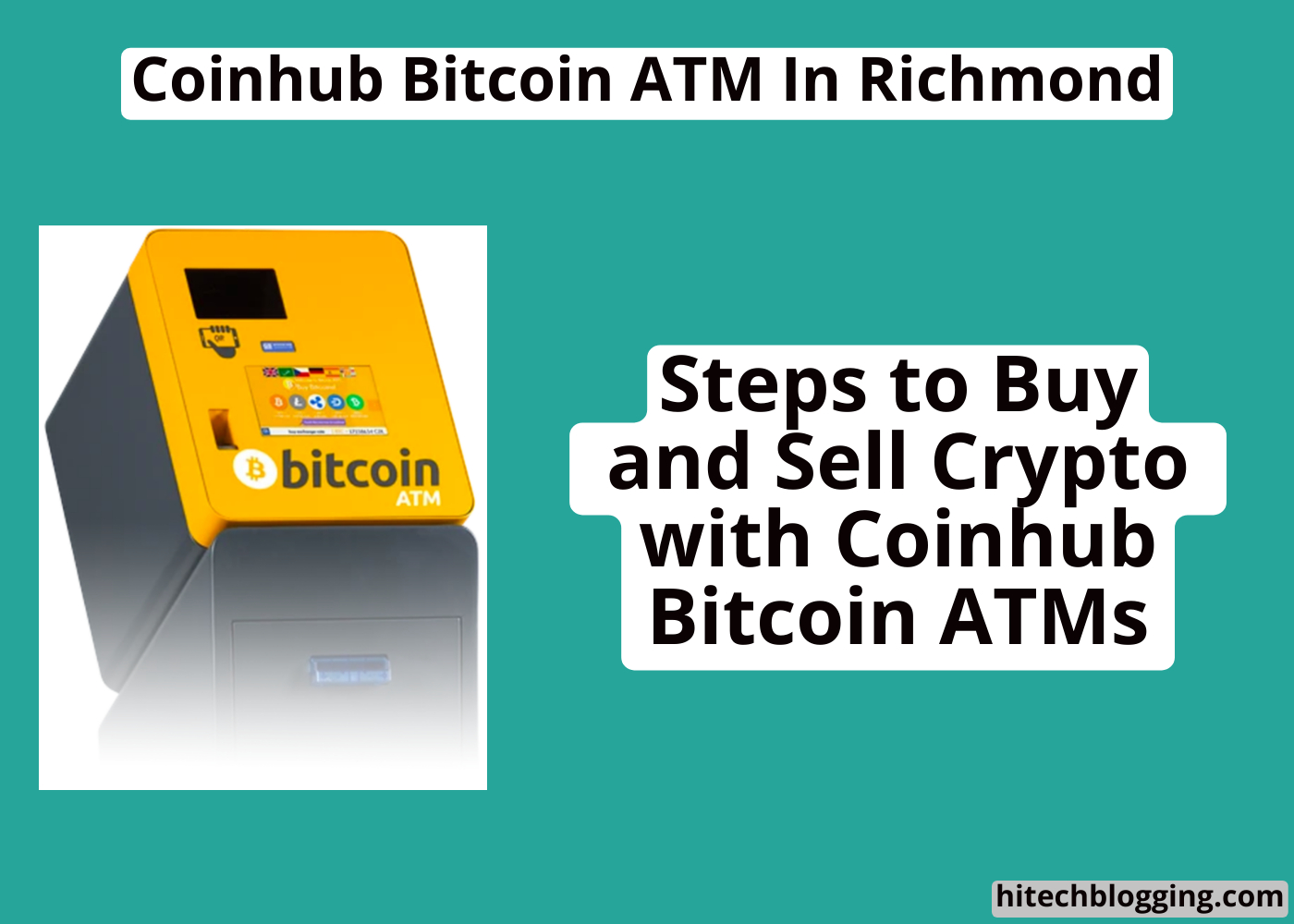 Bitcoin ATM In Richmond: CoinHub\s Convenient Crypto Solution