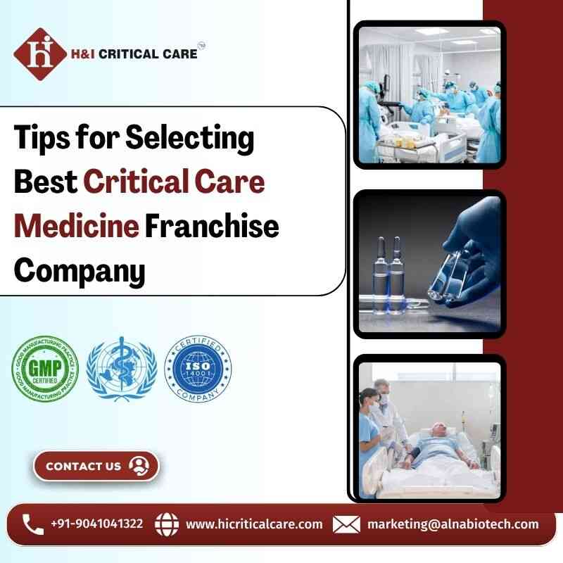 Tips To Select Critical Care Medicine Franchise Company - Crivva