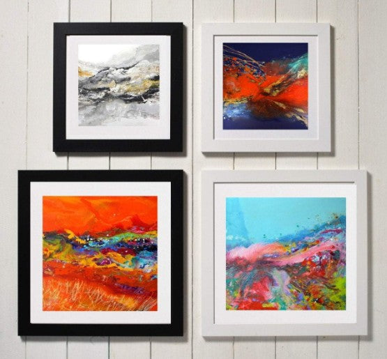 Small Framed Abstract Prints | Caroline Ashwood