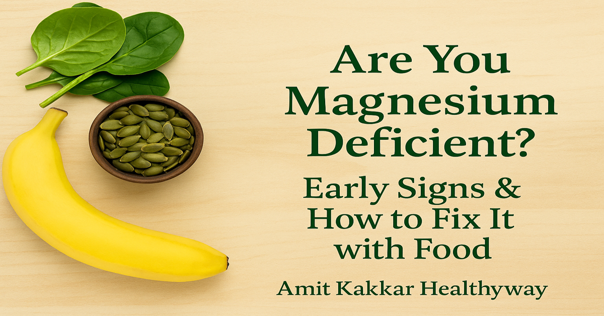 Are You Magnesium Deficient? Early Signs  How to Fix It with Food