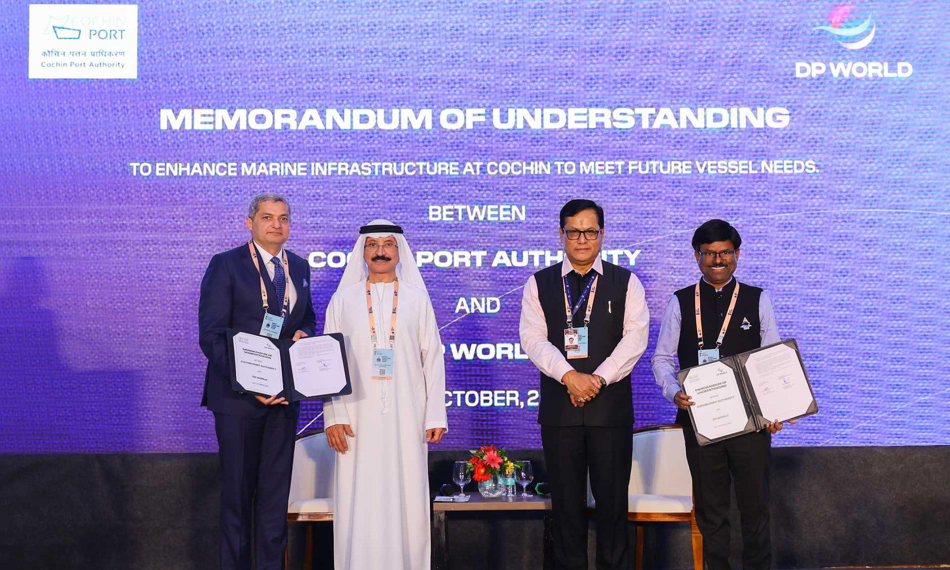 DP World and Cochin Port Authority signs MoU to modernise terminal