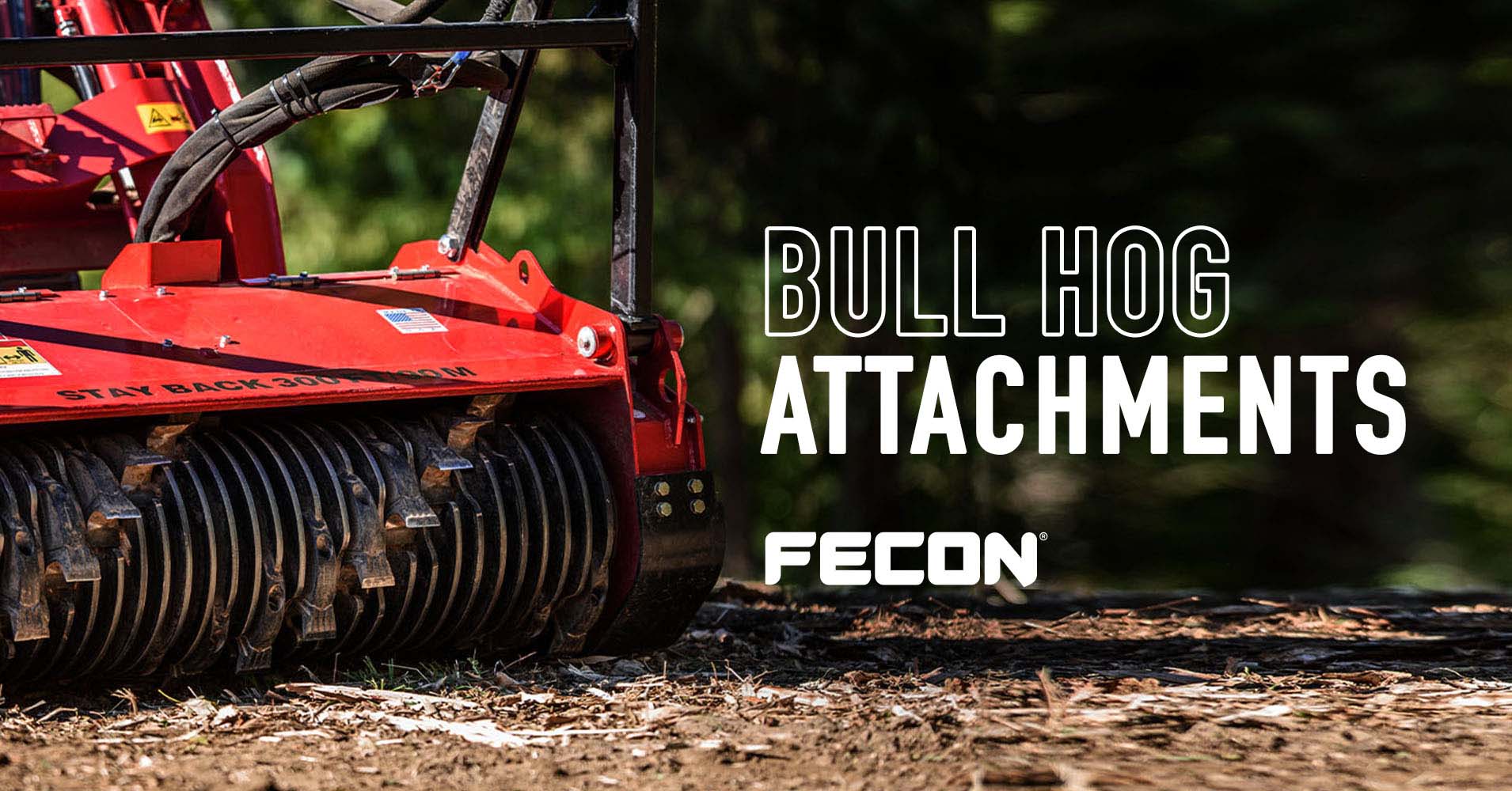 Bull Hog® Forestry Mulching Attachments - Fecon