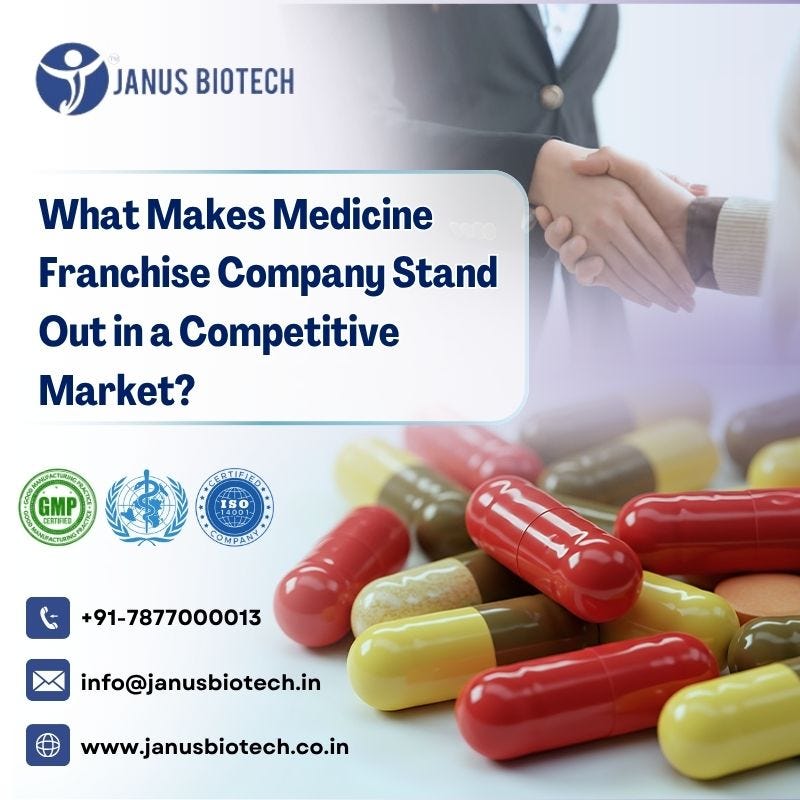 What Makes Medicine Franchise Company Stand Out in a Competitive Market? | by Janus Biotech | Nov, 2025 | Medium