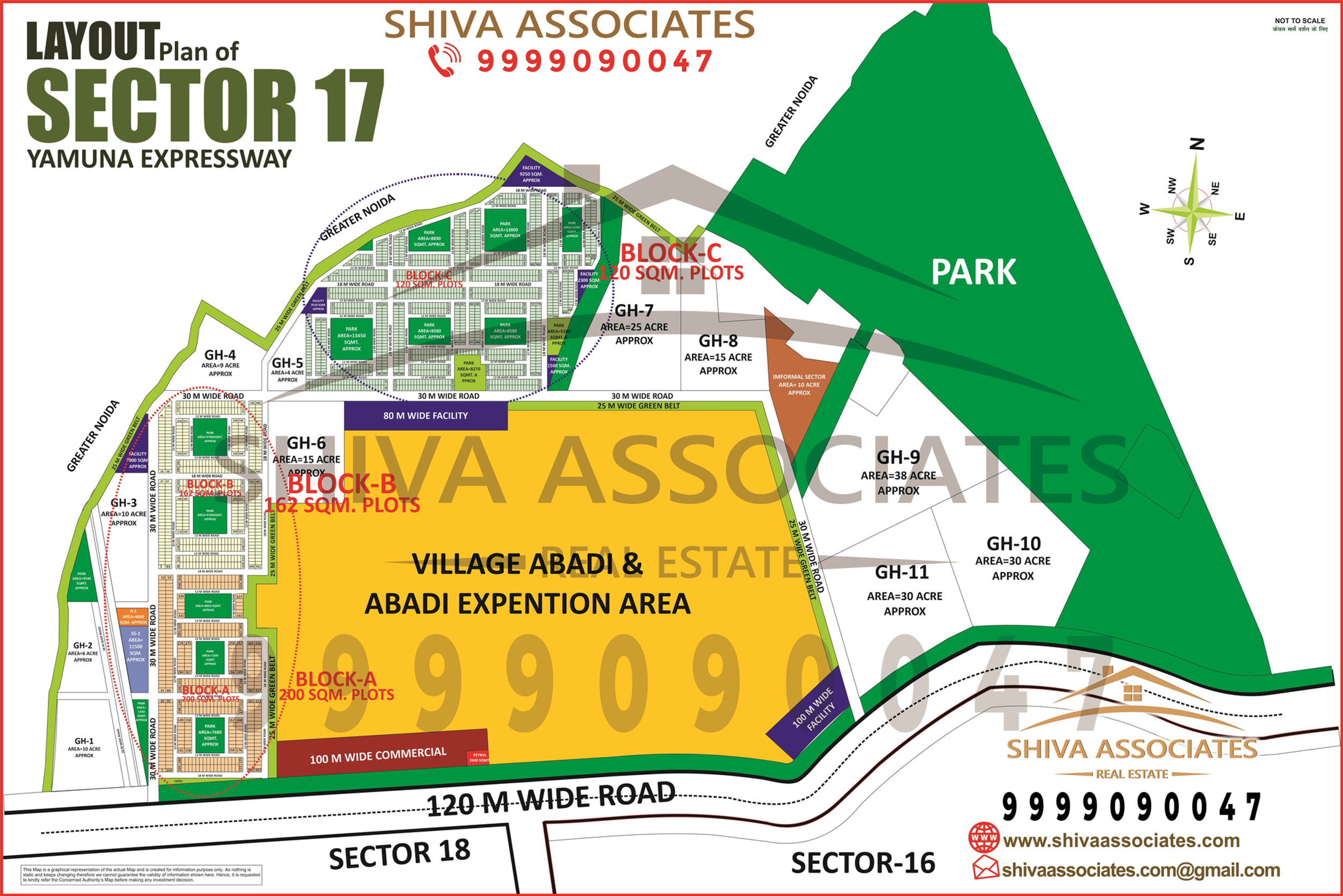 Sector 17, Yamuna Expressway HD Map