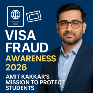 Visa Fraud Awareness 2026 - Amit Kakkar’s Mission to Protect Students | The amitkakkareasyvisa’s Podcast
