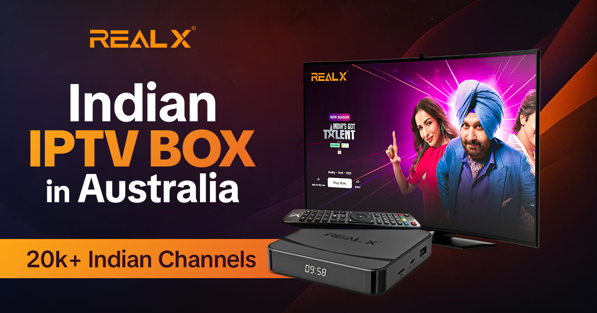 Real TV – IPTV Box for Indian Channels in Australia