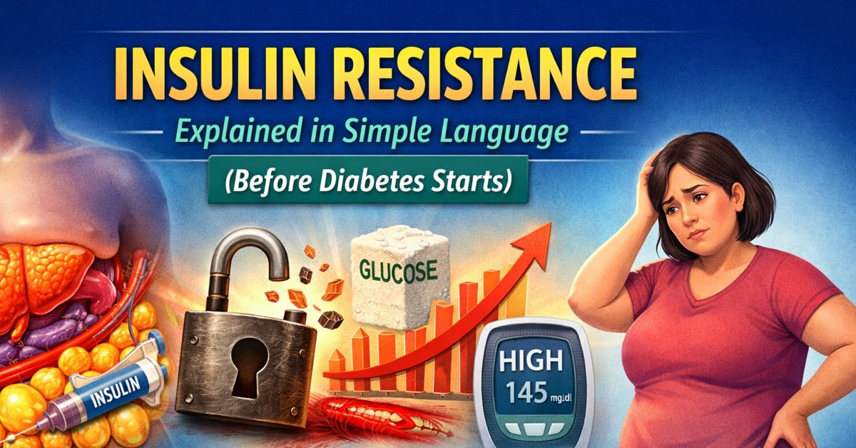 Insulin Resistance Explained in Simple Language (Before Diabetes Starts) – Amit Kakkar Healthyway