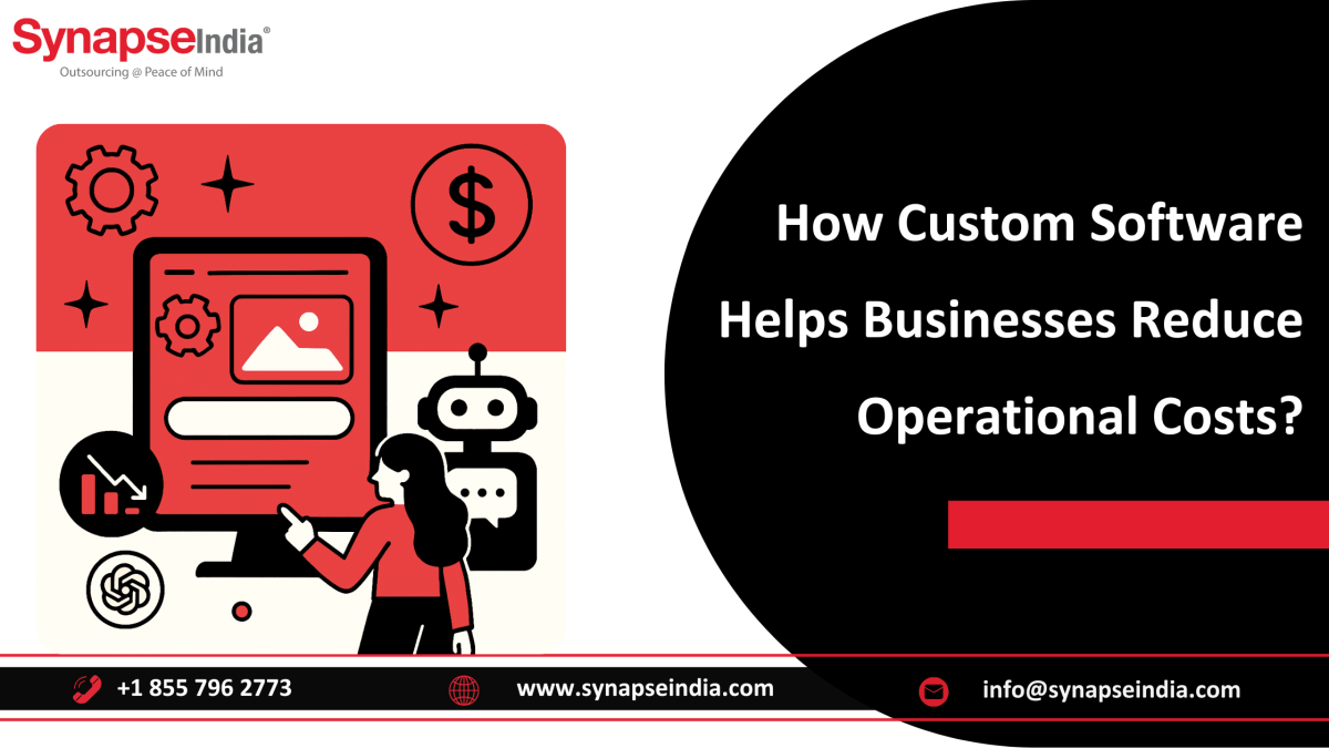 How Custom Software Helps Businesses Reduce Operational Costs? – Synapseindia
