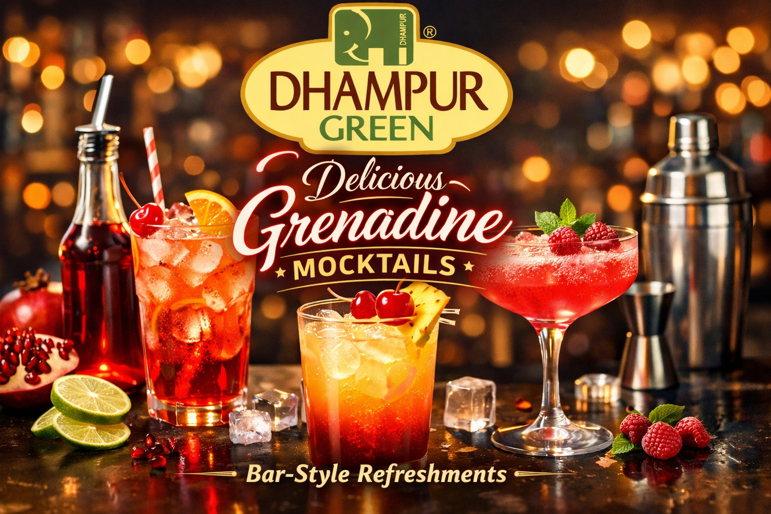 How to Make Syrup Grenadine Mocktails That Taste Like a Bar