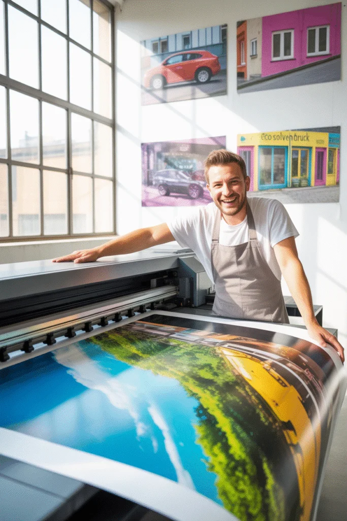 Ecosolventdruck, Wie Funktioniert Er, Was Sind Seine Vorteile Und Merkmale? - KINGKONG Werbefabrik