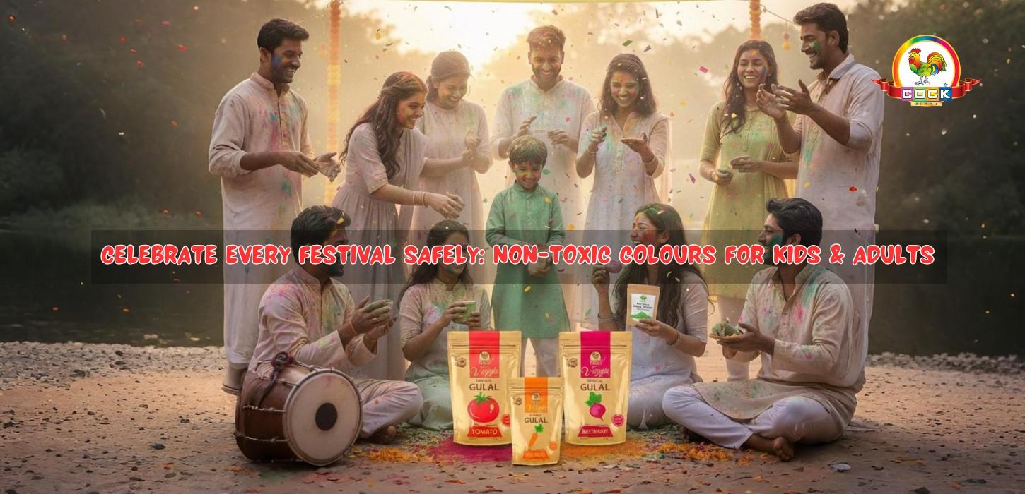 Safe  Non-Toxic Colours: Celebrate Festivals Worry-Free