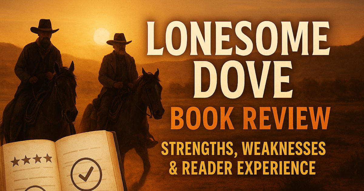 Lonesome Dove Book Review: Strengths, Weaknesses  Reader Experience