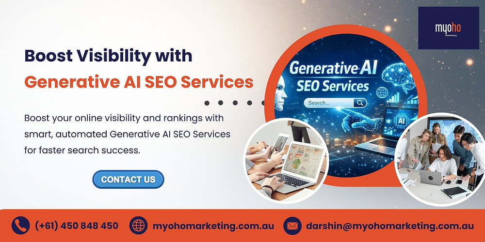 Why Generative AI SEO Services by Myoho Marketing Pty Ltd Improve Content Quality and Relevance