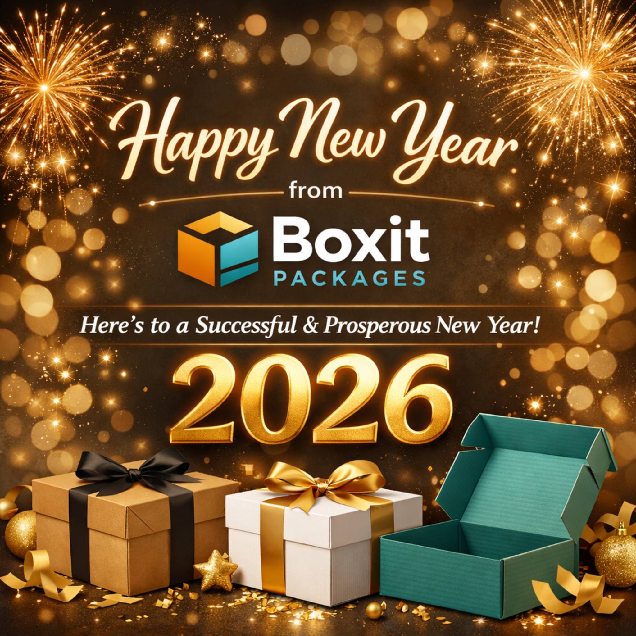 ? Happy New Year from Boxit Packages ?    Step int..