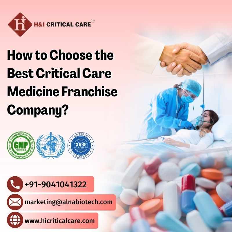 How to Choose the Best Critical Care Medicine Franchise Company?