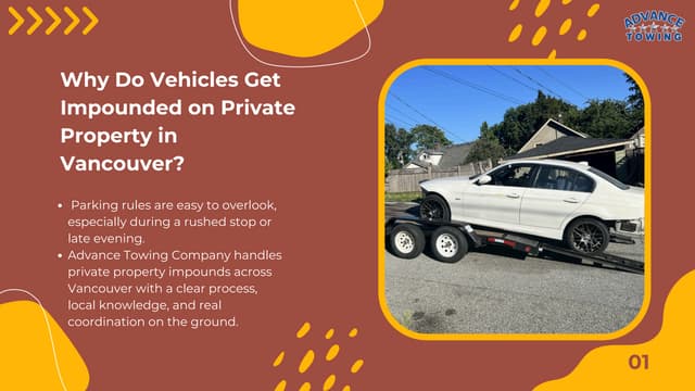 Why Do Vehicles Get Impounded on Private Property in Vancouver? | PDF