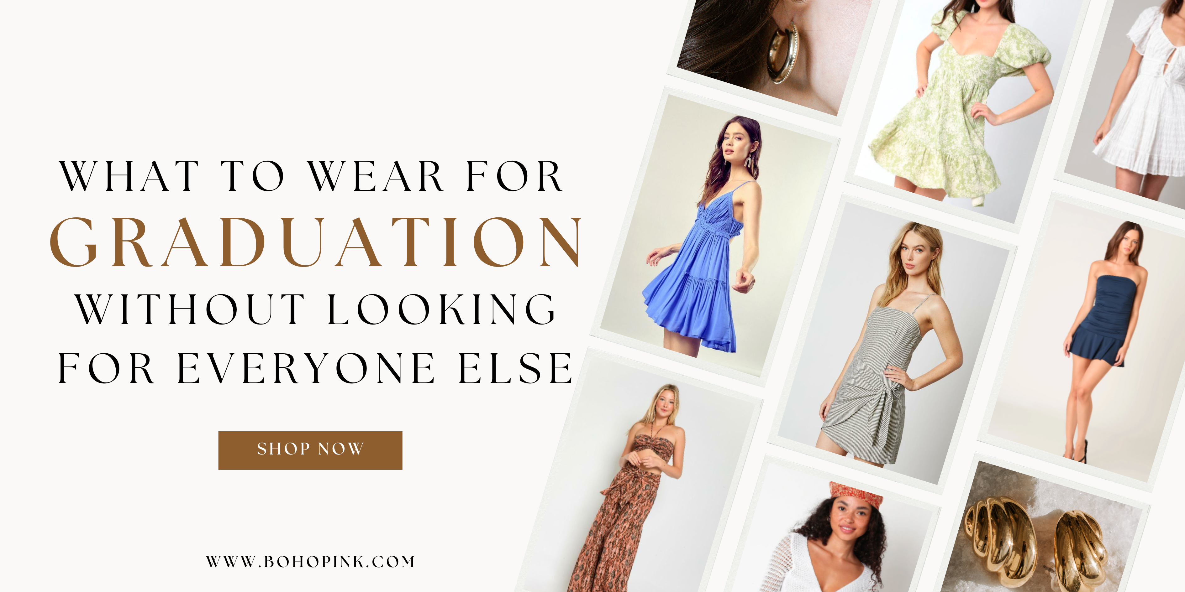 What to Wear for Graduation Without Looking Like Everyone Else - Boho Pink