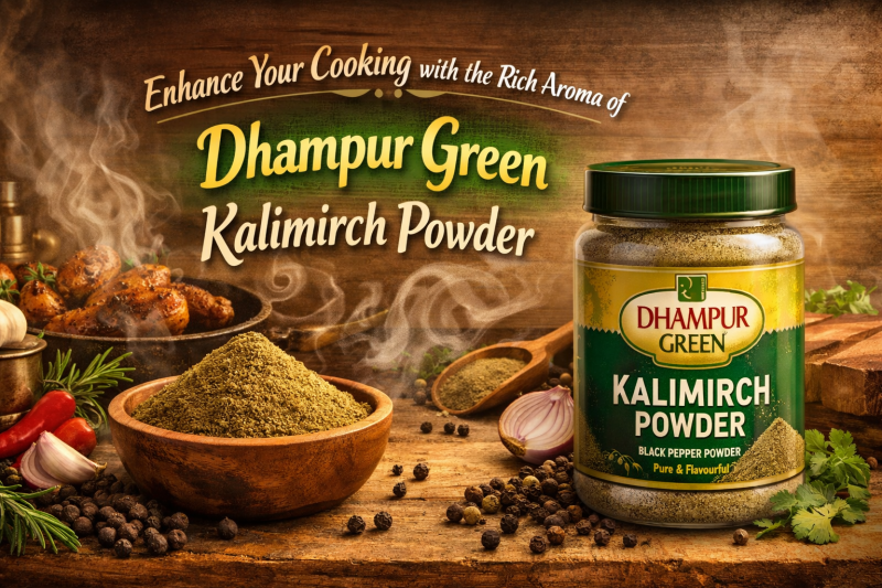 Enhance Your Cooking with the Rich Aroma of Dhampur Green Kalimirch Powder