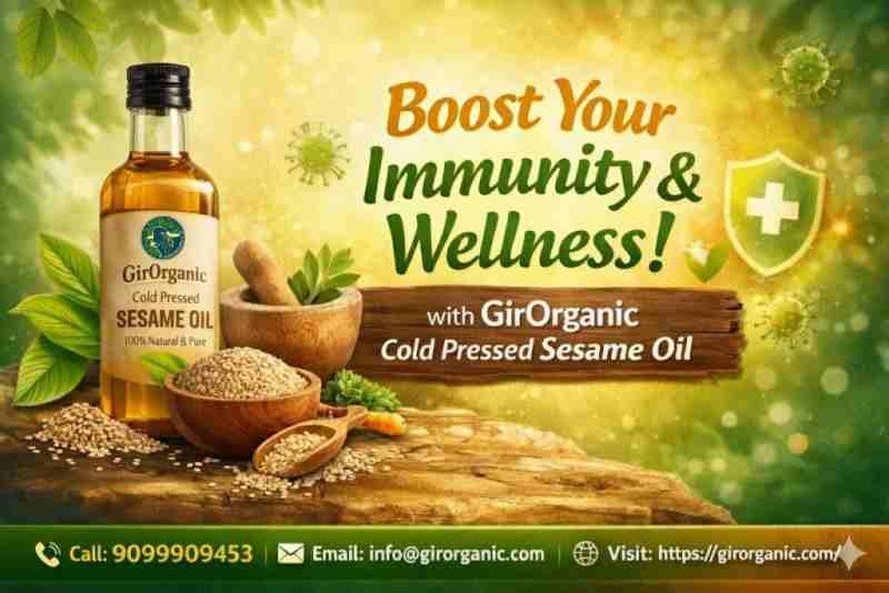 How GirOrganic Cold Pressed Sesame Oil Can Boost Your Immunity and Improve Overall Wellness Naturally