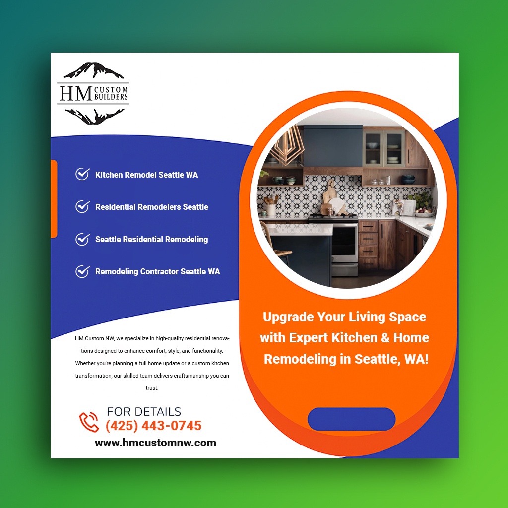 Screenshot - Residential Remodelers Seattle  Residential Remodelers Seattle — HM Custom Builders delivers high-quality home remodeling, custom additions, kitchens, bathrooms and full renovation services in the greater Seattle area with transparent communication, expert craftsmanship and personalized client focus. For more details please visit us at:-  https://www.hmcustomnw.com #Home_Remodeling_Kirkland #Kitchen_Remodeling_Services_in_Bellevue #General_Contractor_Seattle_WA - Gyazo