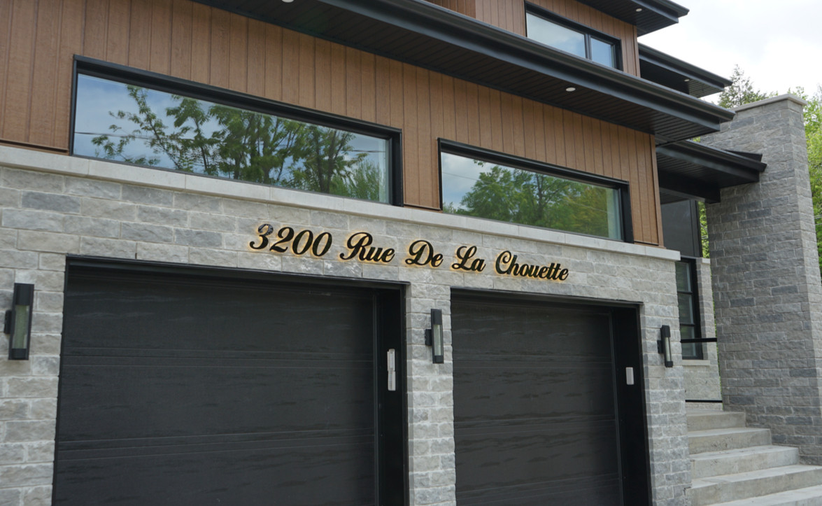 Custom House Address Signs  Lighted Numbers in Ontario | EliteAddressSigns