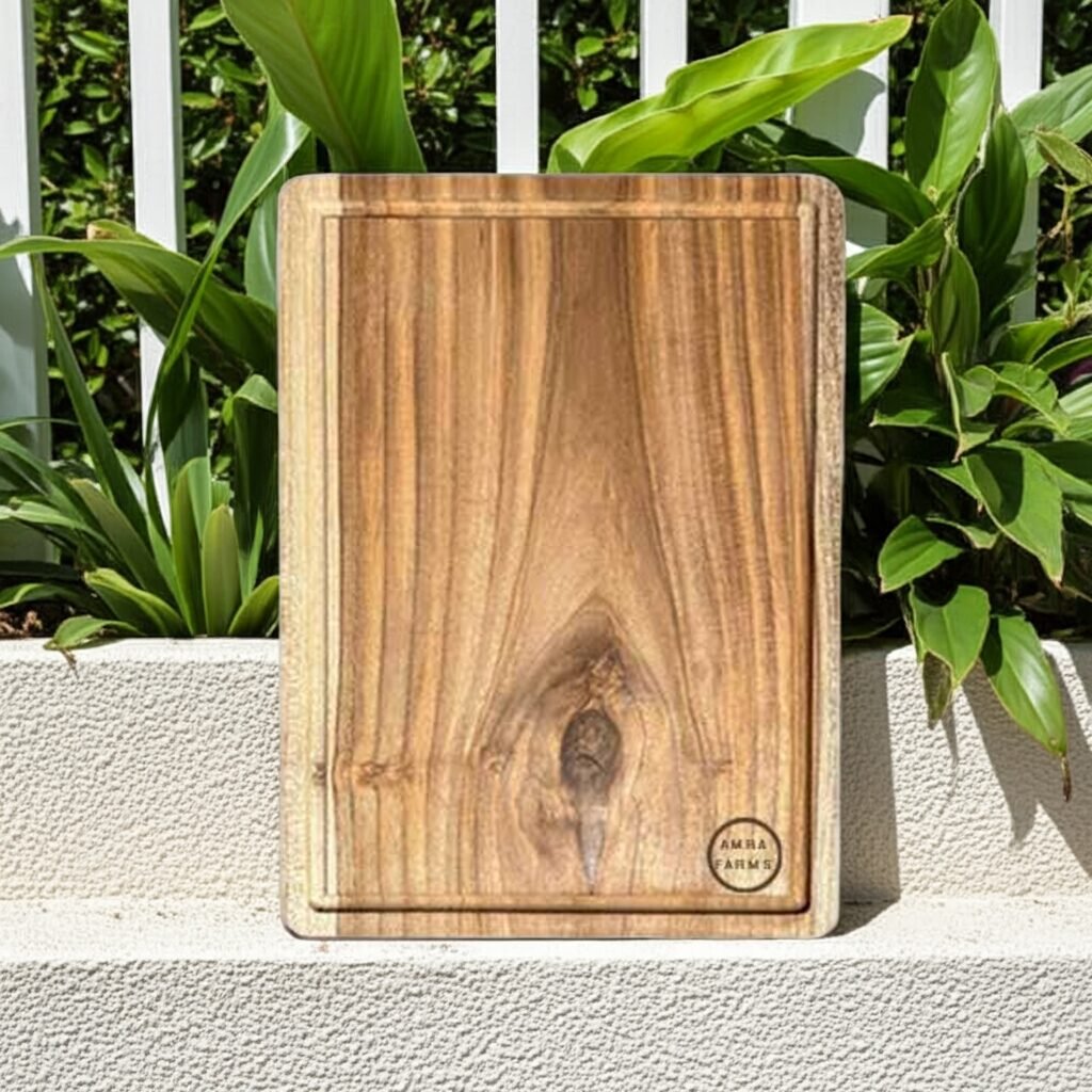 Teak Wood Vs Acacia Wood Chopping Boards: Which Is The Best Wood For Your Kitchen? - Amra Farms