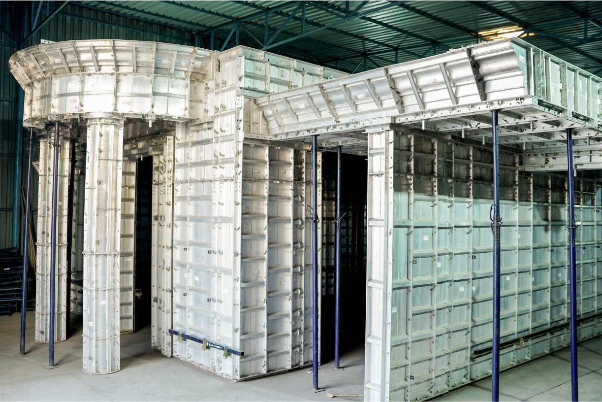Monolithic Aluminium Formwork System in India | Shriconst Aluform