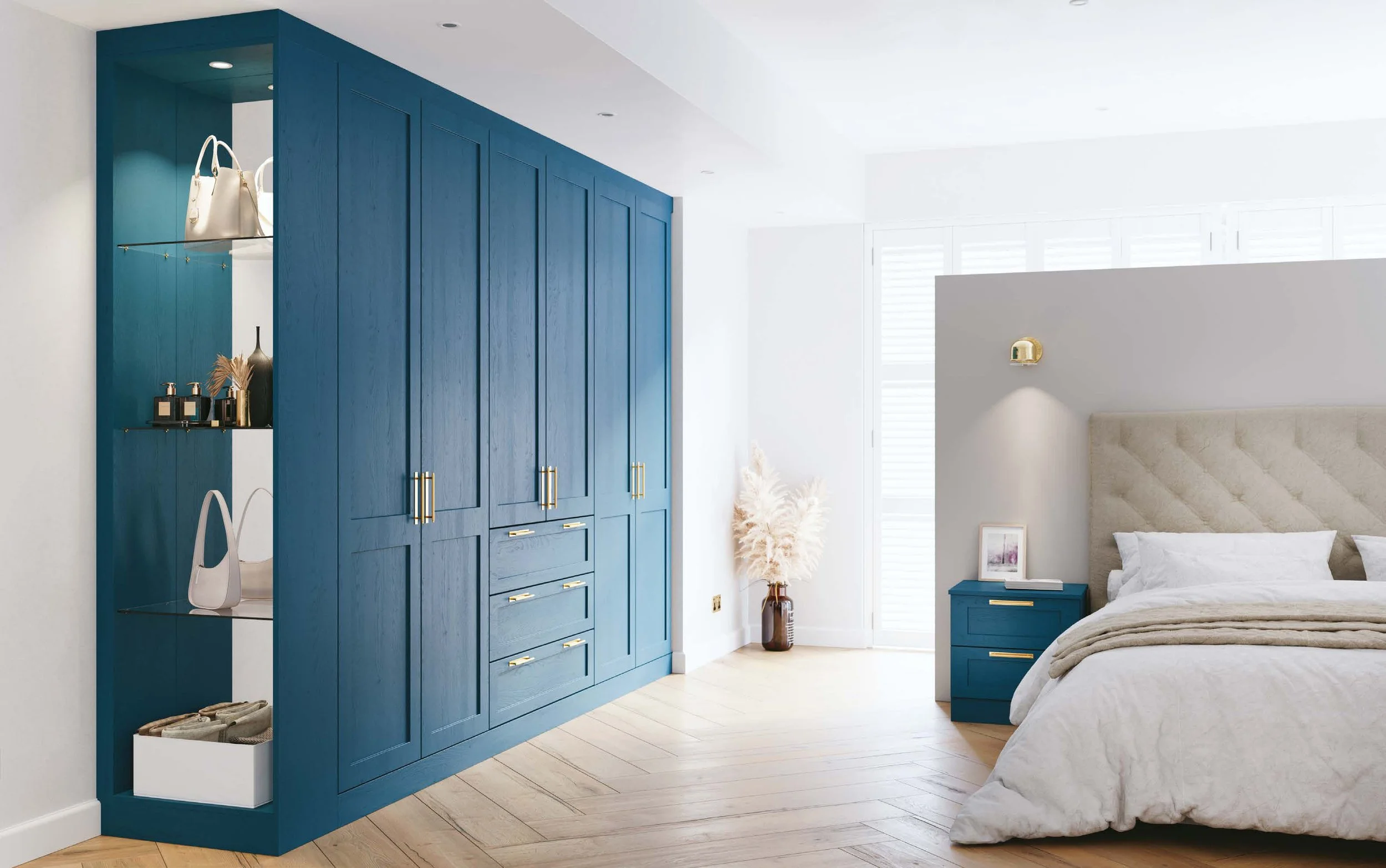 Different Storage Layouts for Bedroom Built-In Wardrobes