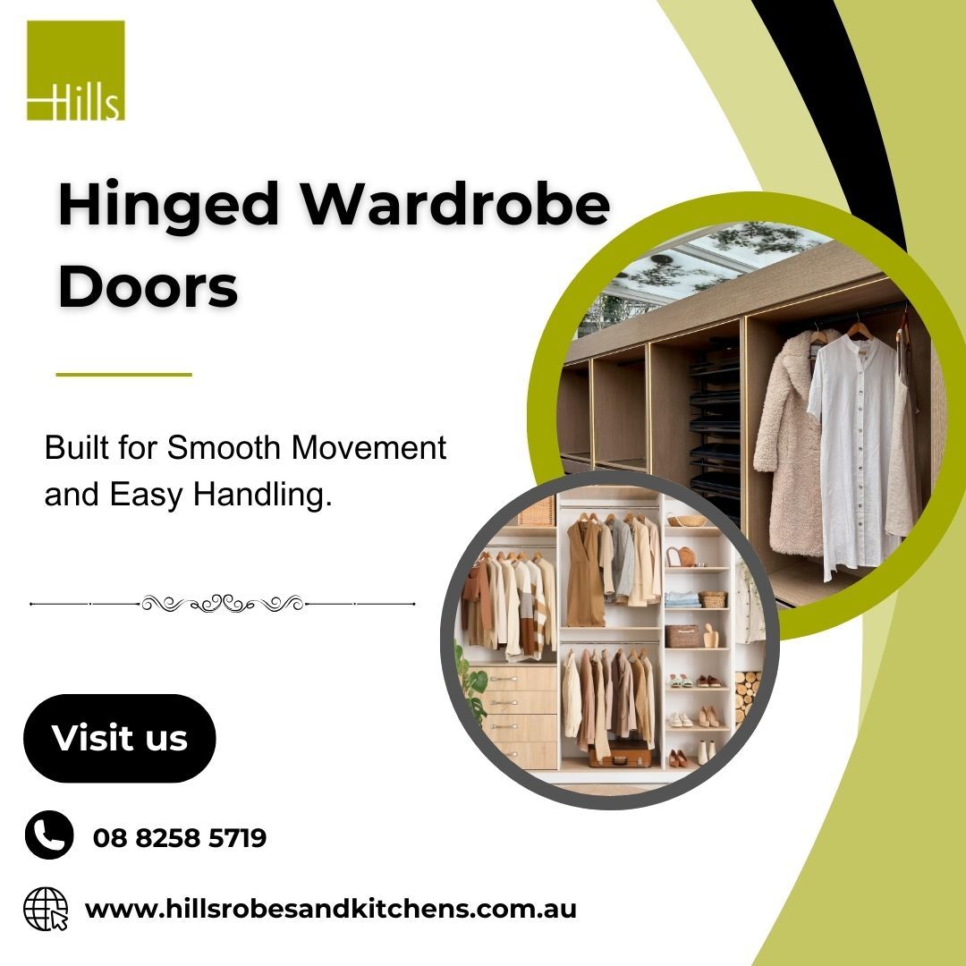 Sleek and Durable Hinged Wardrobe Door Ideas – @hillsrobesandkitchens on Tumblr