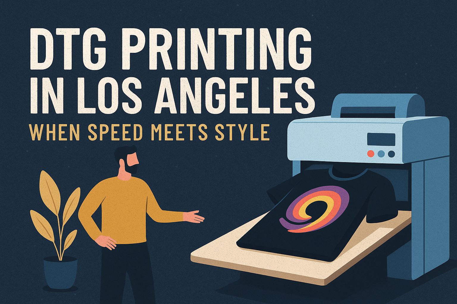 DTG Printing in Los Angeles: Speed Meets Style
