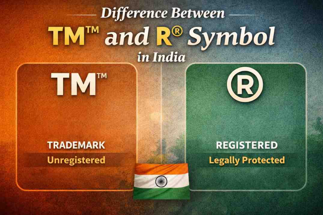 Difference Between TM™ and R ® Symbol in India
