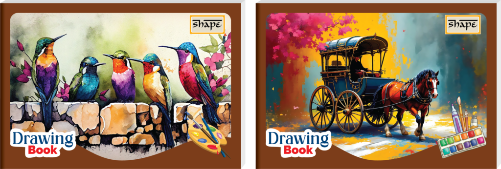 Drawing Book For Kids | Smooth Art Paper | Shape Stationery