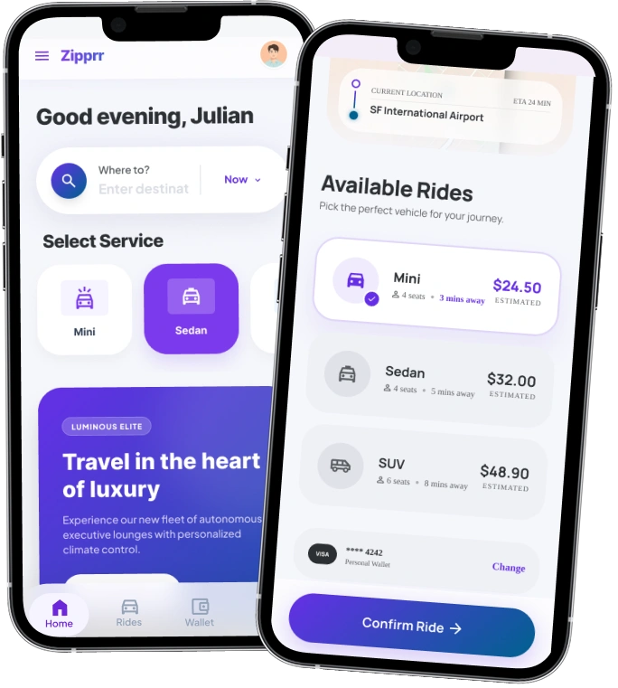Uber Clone Script – White Label Taxi Booking App | Zipprr