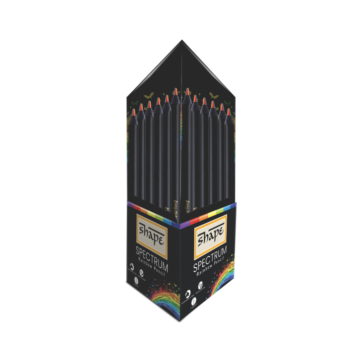Spectrum Rainbow Pencil | 7-in-1 Magical Rainbow Colour Pencil.
